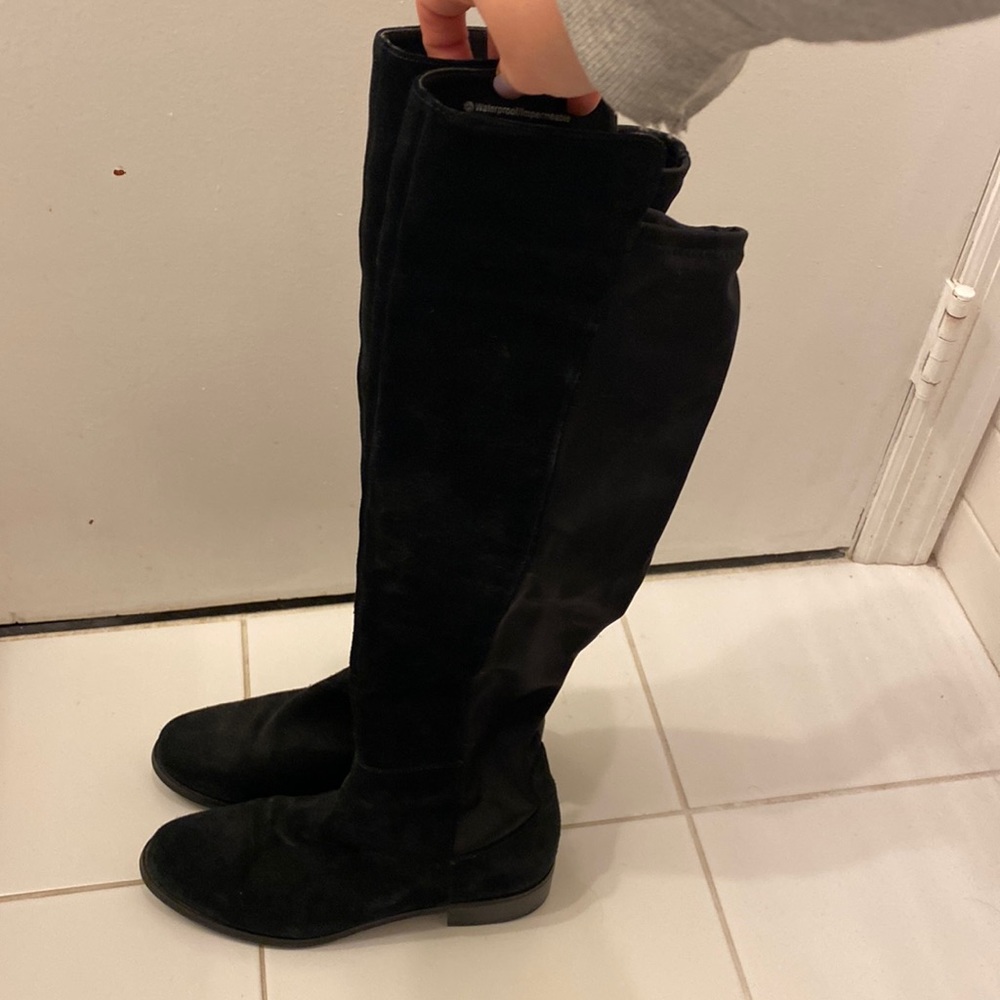 Blondo over the knee suede water proof black boots